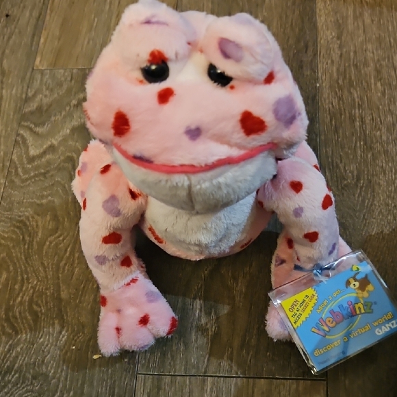 GANZ Other - Webkinz Pink and White Plush Toy